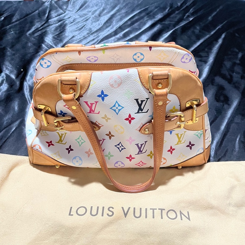 LOUIS VUITTON Monogram Multicolor Claudia White.